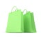 Couple of green shopping bags