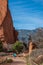 Couple hiking colorado springs garden of the gods rocky mountains adventure travel hikers
