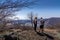 Couple on the hiking trail