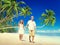 Couple Honeymoon Tropical Beach Romantic Concept