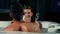 couple in jacuzzi spending romatic time together