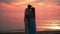 Couple kissing at sunset. Couple beach sunset. Kissing silhouette. Love couple