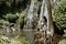 Couple looking at banyumala waterfall bali