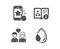 Couple love, Star rating and Technical algorithm icons. Leaf dew sign. Vector