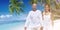 Couple Love Togetherness Happiness Summer Beach Concept