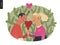 Couple in love - Valentine graphics, vignette