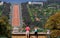 Couple on Mountain Lookout Viewing the City of Canberra