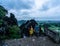 A couple overlooks the mountains of northern Vietnam from Hang Mua, a popular hiking destination.