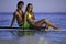Couple on a paddleboard
