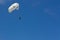 Couple parasailing over the beach in Punta Cana.