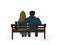 Couple on a Park Bench