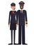 Couple of pilots avatar character