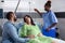 Couple with pregnancy waiting on child delivery