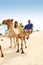 Couple riding Camel in Canary Islands