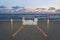 Couple at sea beach during luxury romantic dinner