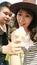 Couple Selfie with Ice cream