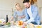 Couple Setting Table Together