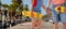 Couple with skateboards at venice beach in la