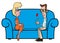 Couple on sofa