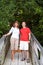 Couple Standing on Dock - vertical