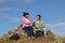 Couple Stopping For Lunch On Countryside Walk