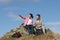 Couple Stopping For Lunch On Countryside Walk