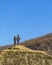 Couple at Top Of Hill, Meteora Site, Greece