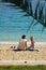 Couple on Toulon beach