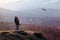 Couple travelers of Mt. Fuji in Japan