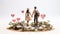 Couple traveling on Valentine\\\'s Day Create priceless travel memories.AI Generated