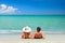 Couple on a tropical beach