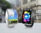 Couple ultra-thin curved screen smartwatch with metal watchband