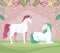 couple unicorns fairy animals