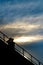 Couple at Viewpoint Silhouette Scene