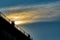 Couple at Viewpoint Silhouette Scene