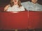 Couple watching a film in a movie theater