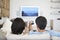 Couple Watching Television In Living Room