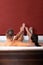 Couple in wellness jacuzzi