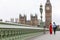 Couple, Westminster Bridge Big Ben London England