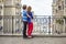 Couple of young tourists on Montmartre