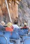 Couples in a cruise boat at the river in Katherine Gorge,Australia