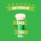 Coupon for Saint Patricks day offer banner with green beer in glasses