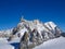 Courmayeur - Dent du Geant (Dente del Gigante) seen from lift station Pointe Helbronner (Punta Helbronner)