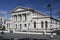 Court building in Oamaru`s Victorian Precinct, New Zealand