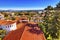 Court House Orange Roofs Pacific Ocean Santa Barbara California