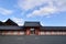 The court of Kyoto imperial palace, Japan.