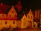 Court of the Old Saint John hospital in Bruges at night