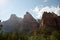 Court of the Patriarchs at Zion National Park, Utah, USA