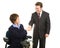 Court Reporter and Attorney Handshake