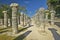 Court of the Thousand Columns at Chichen Itza, Mayan Ruins in the Yucatan Peninsula, Mexico